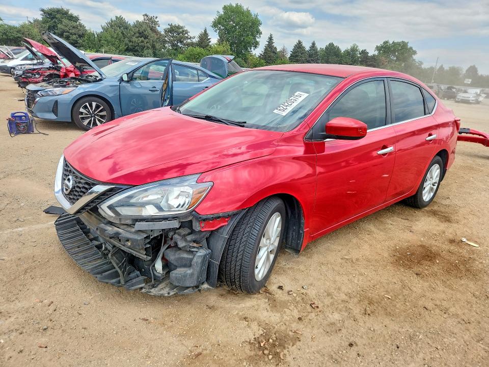 2018 Nissan Sentra VIN 3N1AB7AP8JL616880 COPART salvage auction — FRONT END, Il - Salvage Certificate, sold $1,350 on 2026-08-27 (photo 1)