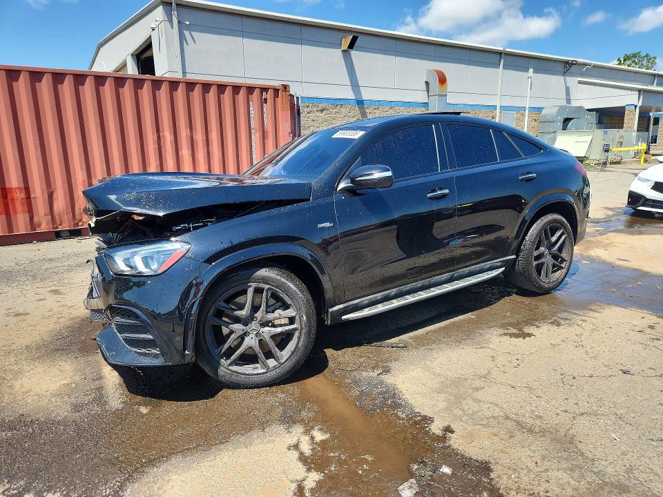 2021 Mercedes-benz Gle VIN 4JGFD6BB6MA199342 COPART salvage auction — FRONT END, CT - CERT OF TITLE-SALVAGE, sold $20,001 on 2026-08-12 (photo 1)