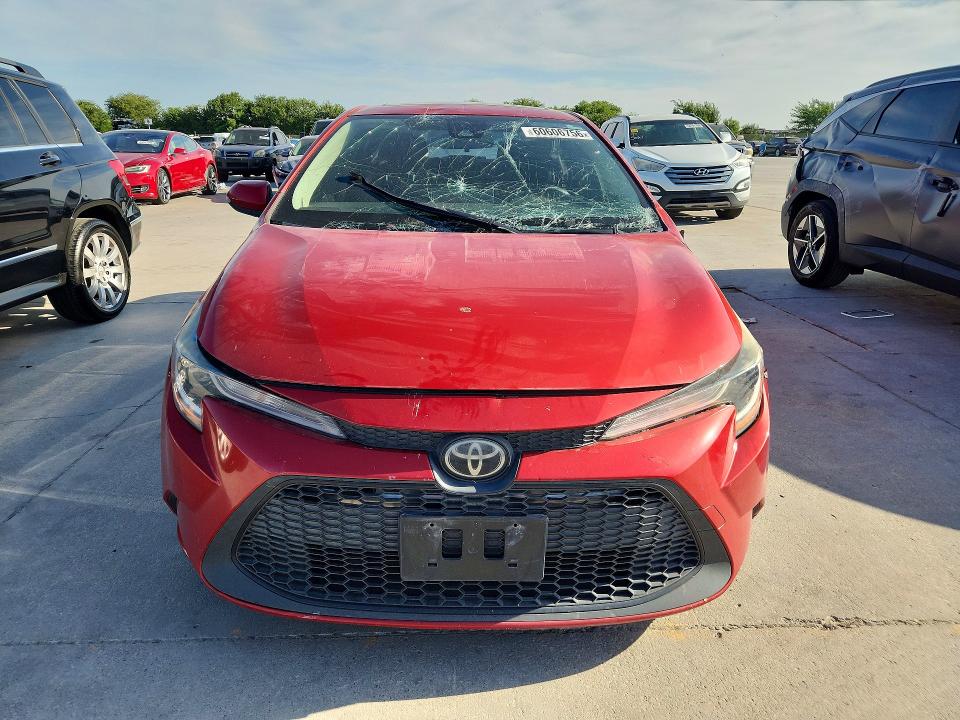 2020 Toyota Corolla VIN JTDHPRAE1LJ007938 COPART salvage auction — SIDE, TX - SALVAGE VEHICLE TITLE (P), sold $3,750 on 2026-07-20 (photo 5)