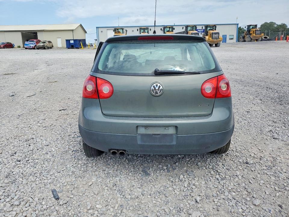 2008 Volkswagen Rabbit VIN WVWBA71K98W077392 COPART salvage auction — ALL OVER, Tn - Salvage Certificate, sold $175 on 2026-07-23 (photo 6)
