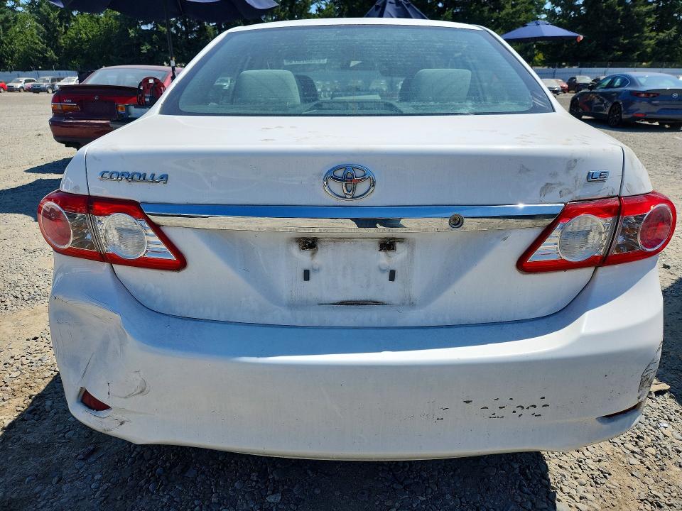 2013 Toyota Corolla VIN 5YFBU4EE3DP200326 COPART salvage auction — REAR END, WA - BILL OF SALE, sold $550 on 2026-07-21 (photo 6)