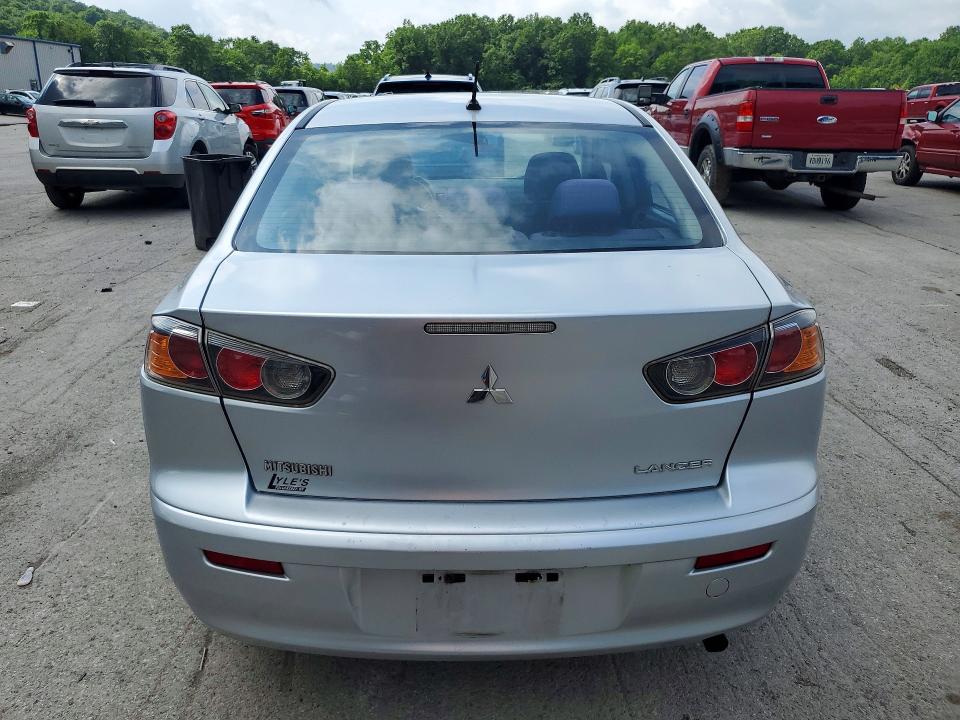 2012 Mitsubishi Lancer VIN JA32U2FU8CU030331 COPART salvage auction — FRONT END, Salvage Title, sold $500 on 2026-07-16 (photo 6)