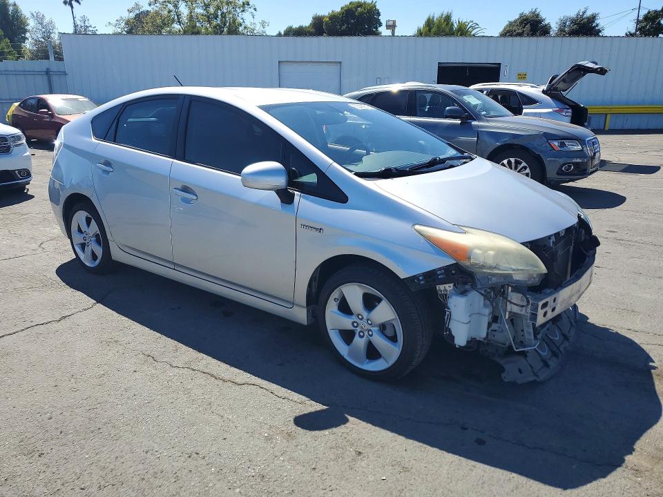2013 Toyota Prius VIN JTDKN3DUXD5702571 COPART salvage auction — FRONT END, Ca - Salvage Certificate, sold $3,350 on 2026-07-17 (photo 4)