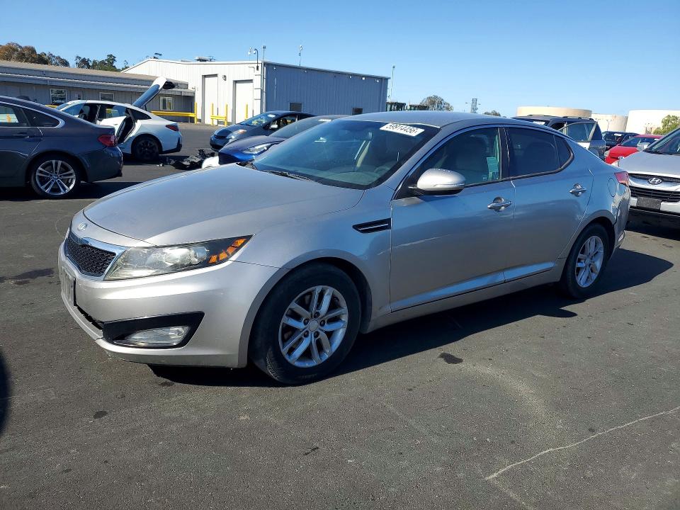 2013 Kia Optima VIN 5XXGM4A73DG243179 COPART salvage auction — REAR END, Ca - Dis/Dlr/Exp Only Lien Papers (P), sold $650 on 2026-07-27 (photo 1)