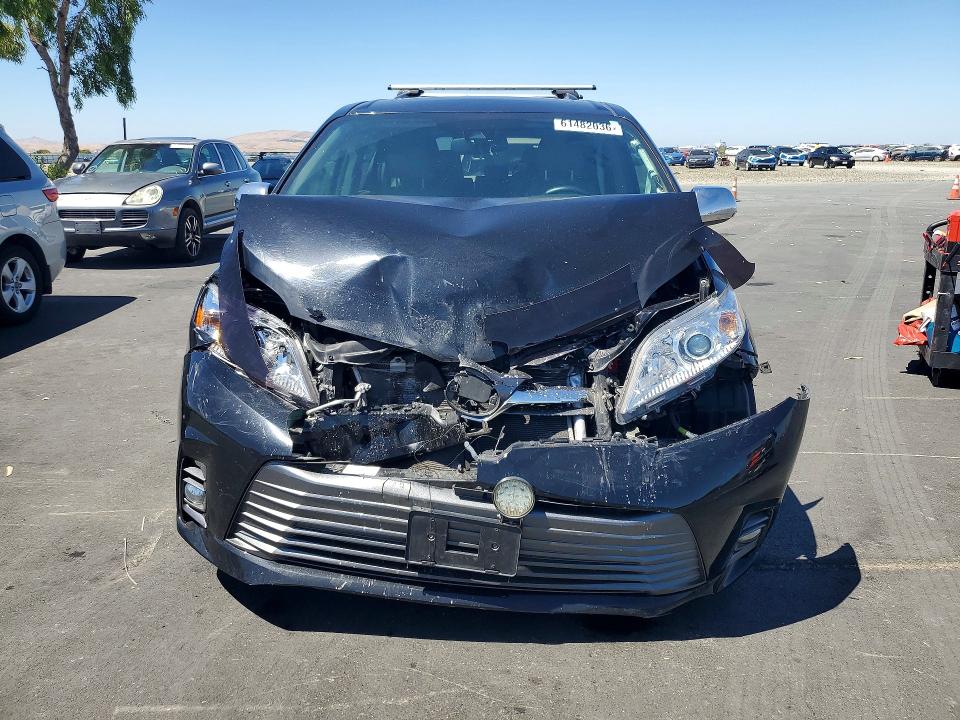 2019 Toyota Sienna VIN 5TDYZ3DC8KS012203 COPART salvage auction — FRONT END, Ca - Dis/Dlr/Exp Clean W/Salv Hist, sold $4,600 on 2026-07-27 (photo 5)