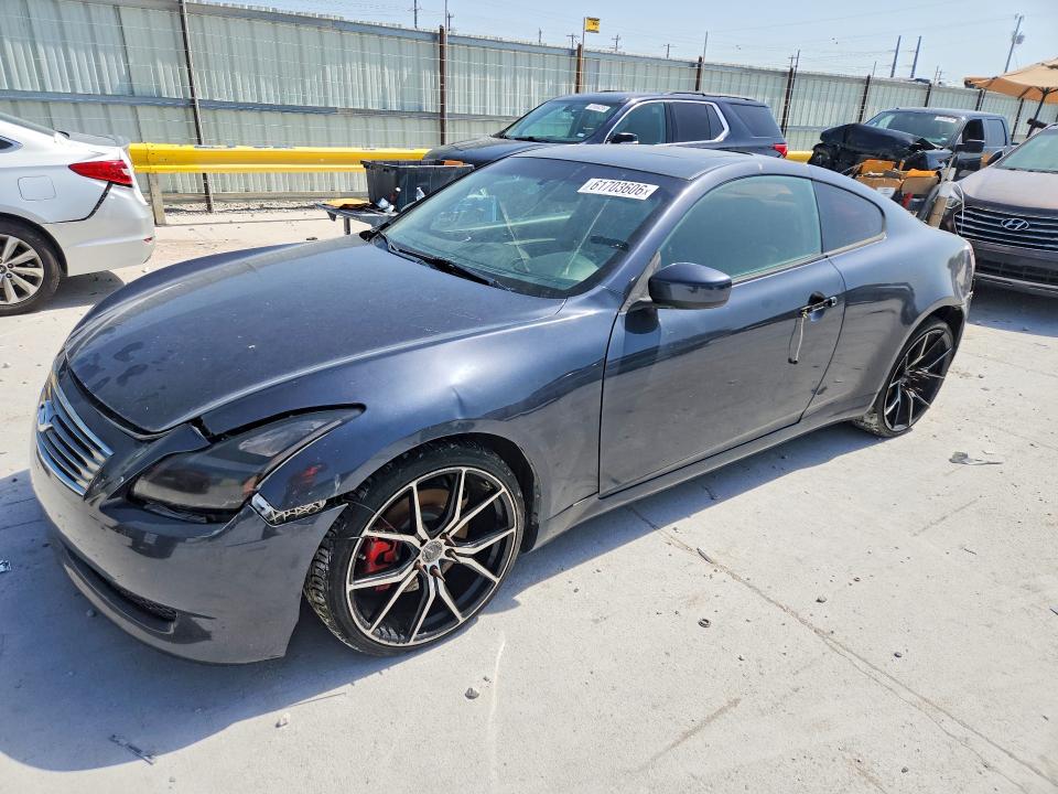 2008 Infiniti G37 VIN JNKCV64E88M105086 COPART salvage auction — REAR END, Tx - Cert Of Title-Rebuilt Salvage, sold $175 on 2026-07-31 (photo 1)
