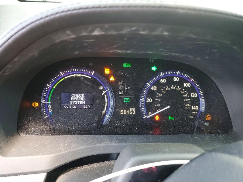 2010 Lexus Hs 250h VIN JTHBB1BA8A2007071 COPART salvage auction — FRONT END, Wa - Vehicle Cert Of Ownership-Titl, sold $1,050 on 2026-07-22 (photo 9)