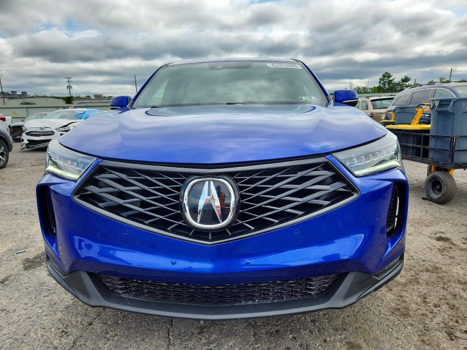 2025 Acura Rdx VIN 5J8TC2H66SL028655 COPART salvage auction — SIDE, Pa - Certificate Of Salvage, sold $20,400 on 2026-08-25 (photo 5)
