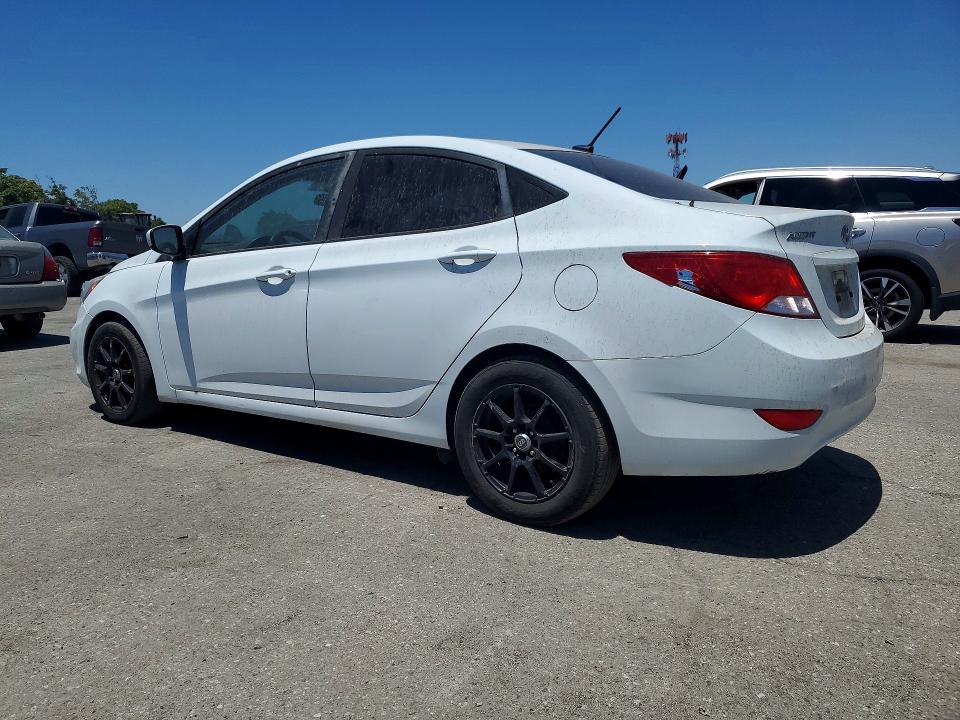 2016 Hyundai Accent VIN KMHCT4AE2GU105918 COPART salvage auction — MINOR DENT/SCRATCHES, Ca - App For Dup Clean Or Ac, sold $225 on 2026-07-24 (photo 2)