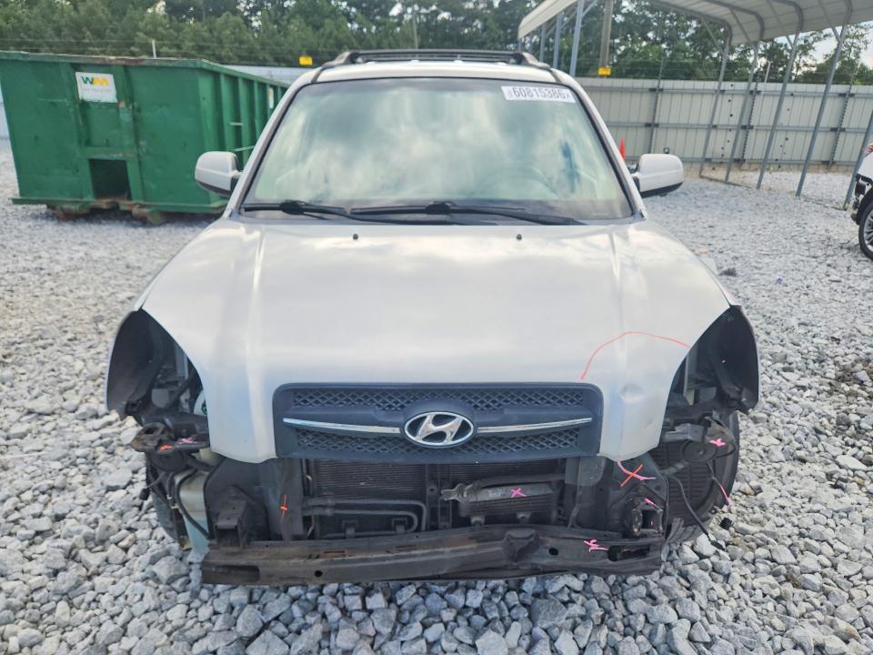 2008 Hyundai Tucson VIN KM8JN12D08U812717 COPART salvage auction — FRONT END, Ga - Cert Of Title-Salvage, sold $400 on 2026-07-30 (photo 5)