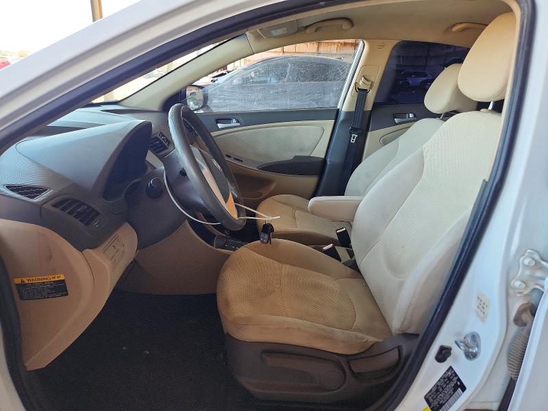 2013 Hyundai Accent VIN KMHCT4AE8DU480823 COPART salvage auction — ALL OVER, Az - Cert Of Title - Salvage, sold $175 on 2026-07-13 (photo 7)