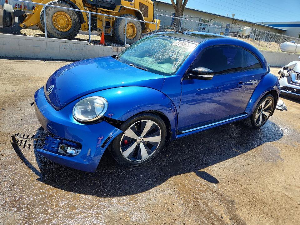 2012 Volkswagen Beetle VIN 3VWV67ATXCM651494 COPART salvage auction — FRONT END, Nm - Cert Of Title-Salvage, sold $1,750 on 2026-08-10 (photo 1)