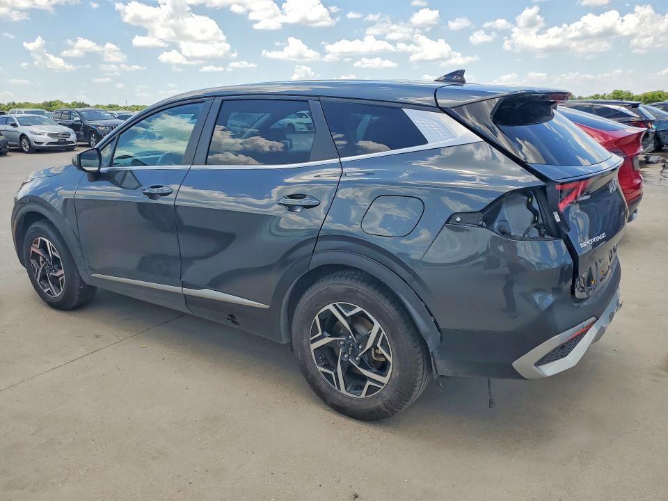 2023 Kia Sportage VIN KNDPU3AFXP7163747 COPART salvage auction — REAR END, TX - CERTIFICATE OF TITLE, sold $6,000 on 2026-07-15 (photo 2)