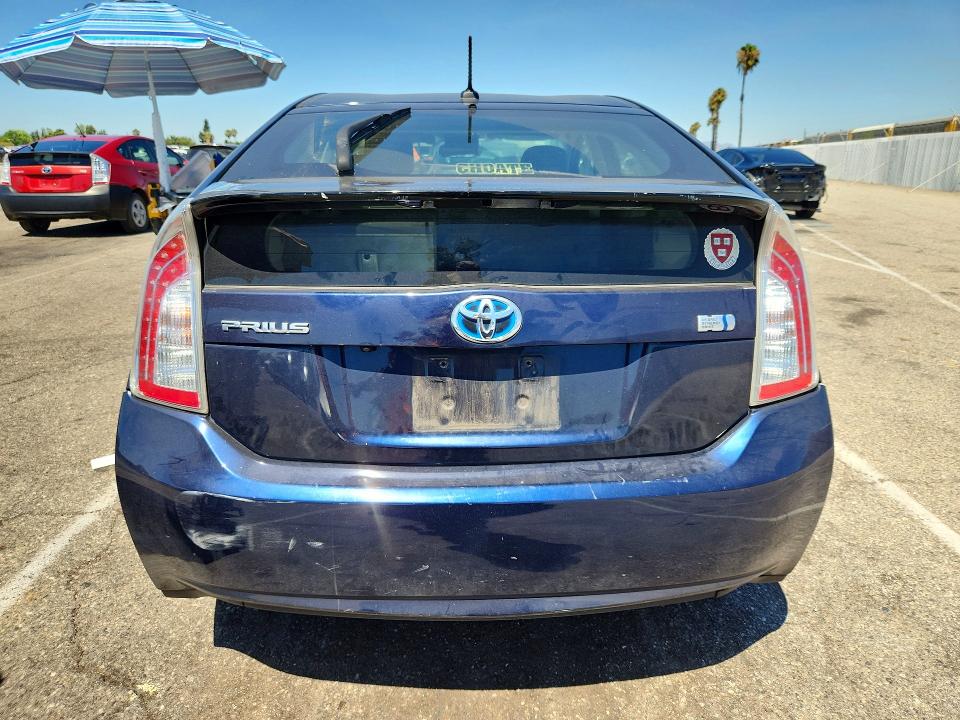 2013 Toyota Prius VIN JTDKN3DU2D1658038 COPART salvage auction — FRONT END, Ca - Salvage Certificate, sold $550 on 2026-07-14 (photo 6)