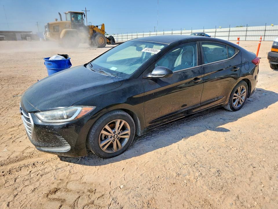 2017 Hyundai Elantra VIN KMHD84LF7HU060357 COPART salvage auction — HAIL, Nm - Certificate Of Title, sold $1,200 on 2026-07-22 (photo 1)