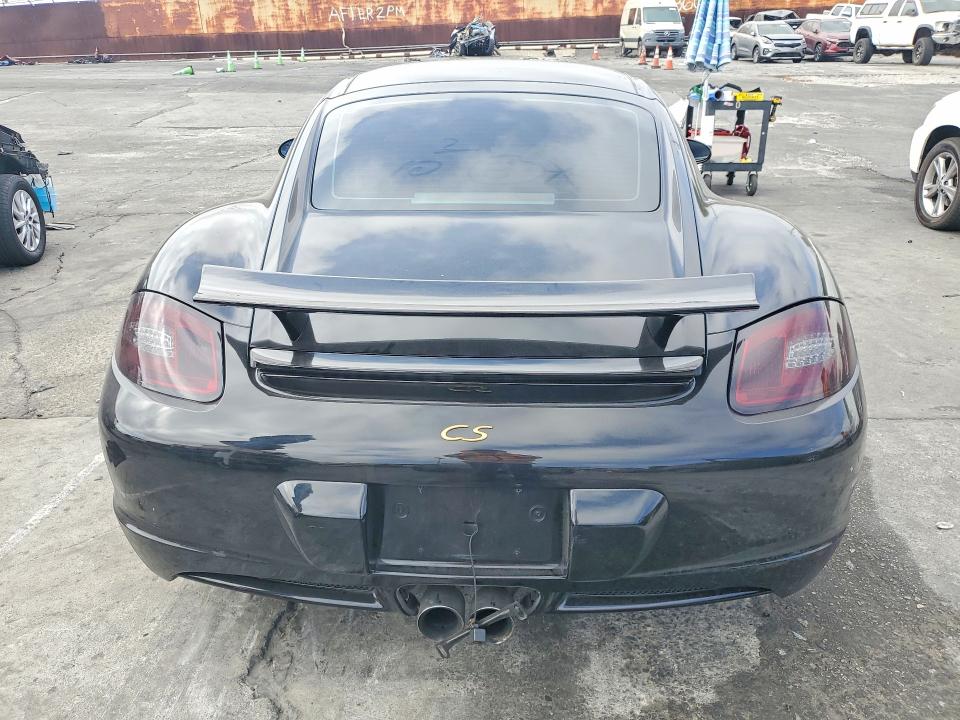 2006 Porsche Cayman VIN WP0AB29826U780829 COPART salvage auction — SIDE, CA - SALVAGE CERTIFICATE, sold $6,000 on 2026-07-17 (photo 6)