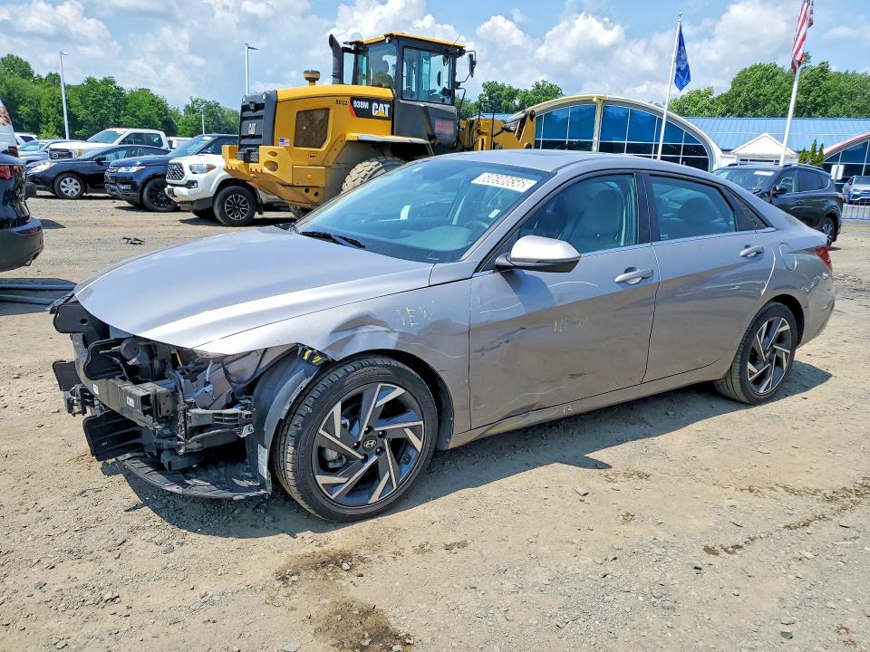2025 Hyundai Elantra VIN KMHLP4DG4SU027071 COPART salvage auction — FRONT END, CT - CERTIFICATE OF TITLE, sold $10,300 on 2026-07-22 (photo 1)