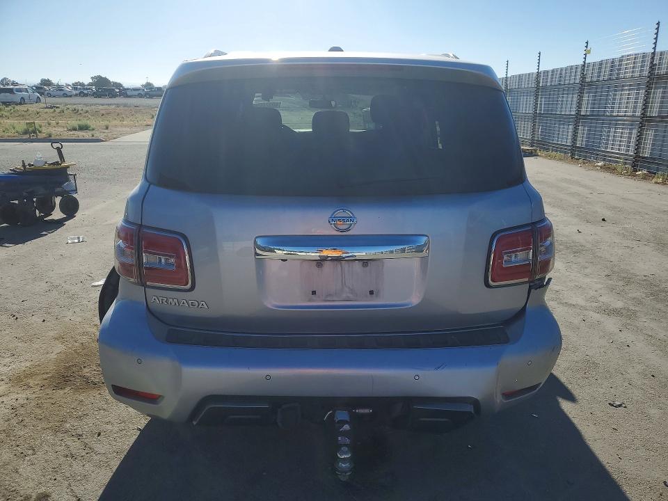 2019 Nissan Armada VIN JN8AY2NC1K9582821 COPART salvage auction — SIDE, Salvage Title, sold $2,000 on 2026-07-21 (photo 6)