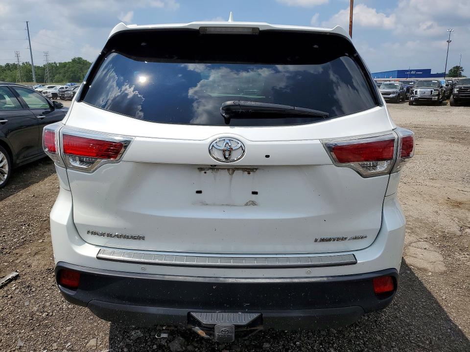 2016 Toyota VIN 5TDDKRFH4GS267744 COPART salvage auction — FRONT END, Mi - Certificate Of Title, sold $9,800 on 2026-07-14 (photo 6)