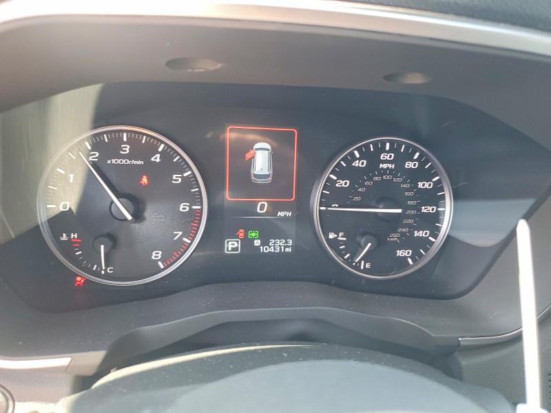 2025 Subaru Ascent VIN 4S4WMAPDXS3443024 COPART salvage auction — FRONT END, Mo - Salvage Certificate Of Title, sold $14,300 on 2026-08-25 (photo 9)