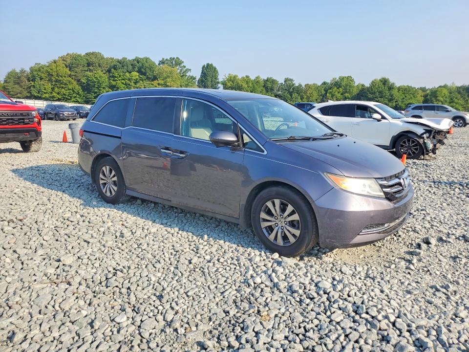 2015 Honda Odyssey VIN 5FNRL5H69FB070255 COPART salvage auction — FRONT END, NC - DEALER ONLY CLEAN TITLE, sold $3,700 on 2026-07-30 (photo 4)