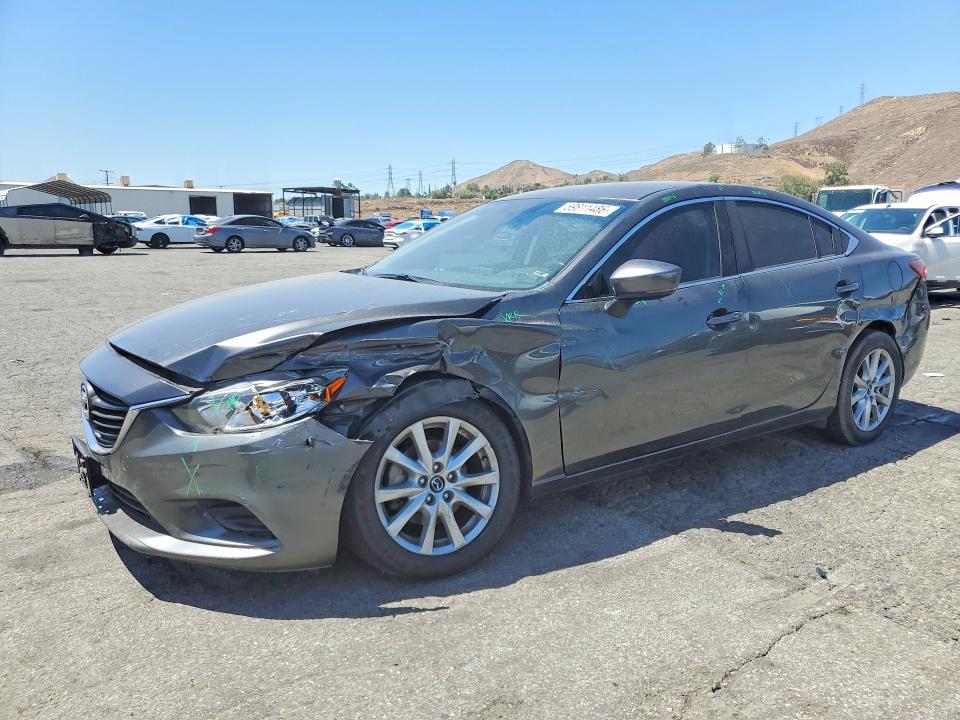 2017 Mazda 6 VIN JM1GL1U51H1131266 COPART salvage auction — FRONT END, Ca - Salvage Certificate, sold $1,600 on 2026-07-20 (photo 1)