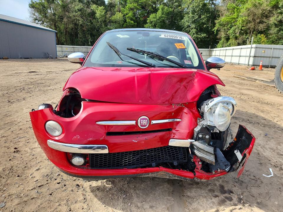2017 Fiat 500 VIN 3C3CFFCR1HT506108 COPART salvage auction — FRONT END, Fl - Cert Of Title Slvg Rebuildable, sold $225 on 2026-07-31 (photo 5)