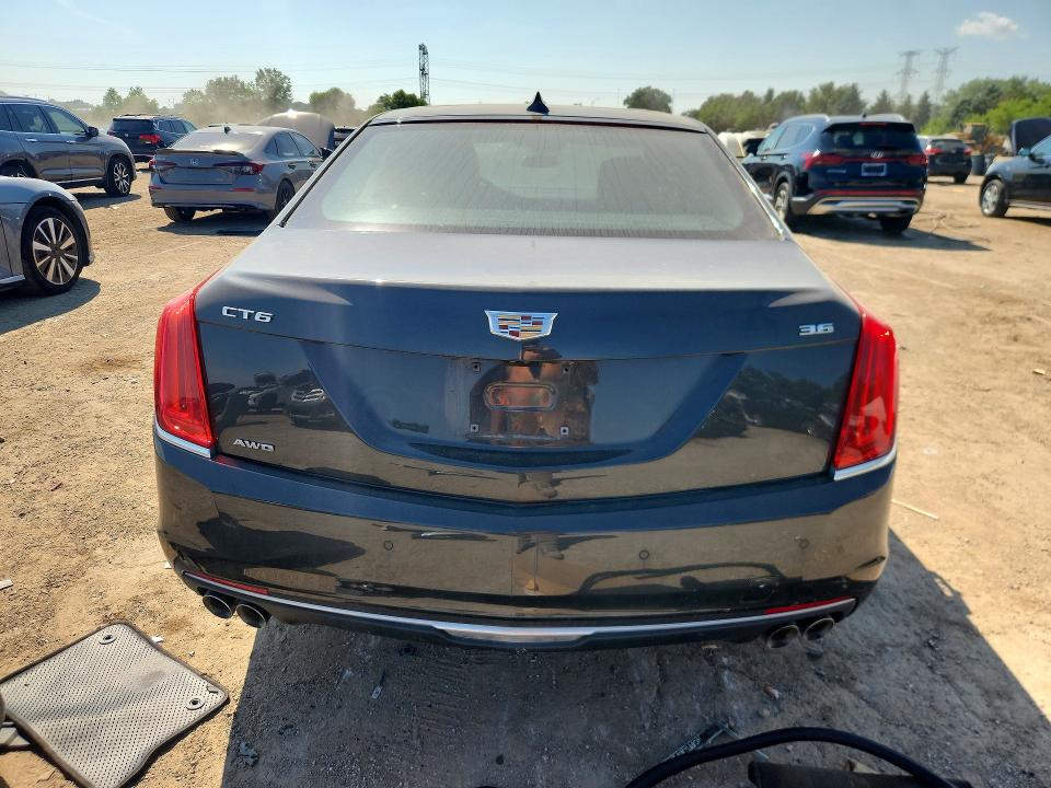 2016 Cadillac Ct6 VIN 1G6KD5RSXGU164960 COPART salvage auction — FRONT END, Il - Certificate Of Title, sold $525 on 2026-07-30 (photo 6)