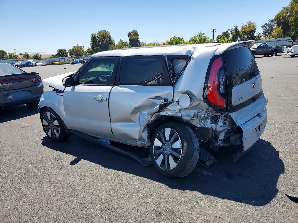 2014 Kia Soul VIN KNDJX3A58E7733780 COPART salvage auction — REAR END, CA - SALVAGE CERTIFICATE, sold $500 on 2026-07-27 (photo 2)
