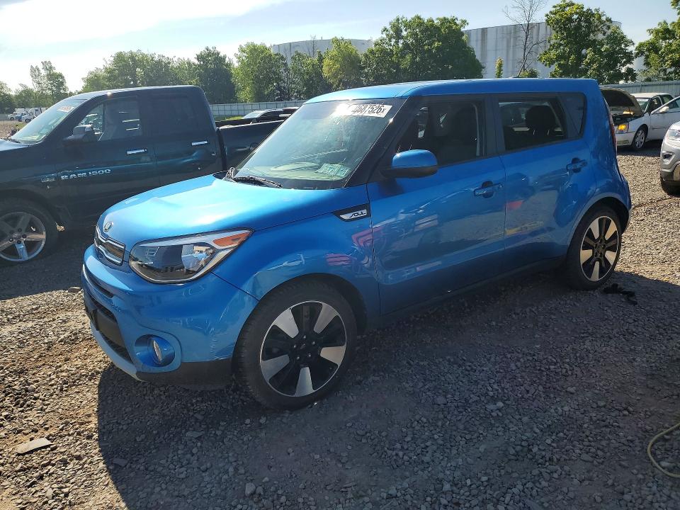 2019 Kia Soul VIN KNDJP3A59K7657353 COPART salvage auction — VANDALISM, NY - MV-907A SALVAGE CERTIFICATE, sold $375 on 2026-07-27 (photo 1)