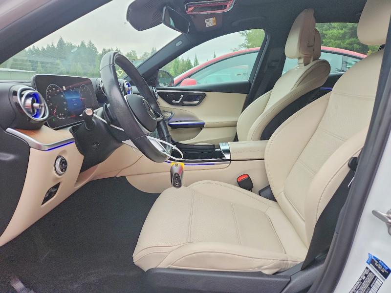 2022 Mercedes-benz C class VIN W1KAF4HB4NR018493 COPART salvage auction — FRONT END, Wa - Affidavit In Lieu Of Title, sold $16,600 on 2026-08-11 (photo 7)