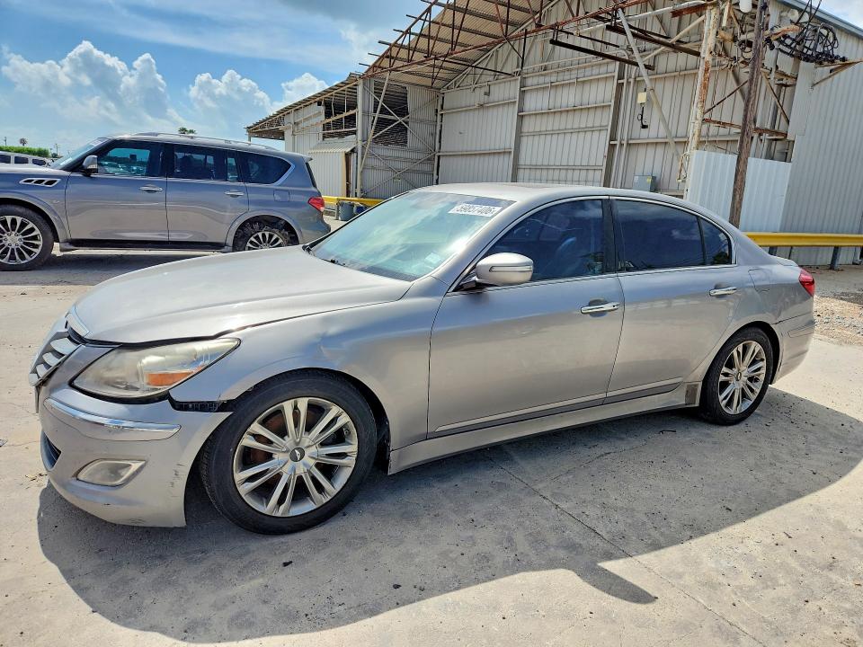 2013 Hyundai VIN KMHGC4DD4DU251205 COPART salvage auction — FRONT END, Salvage Title, sold $200 on 2026-07-07 (photo 1)