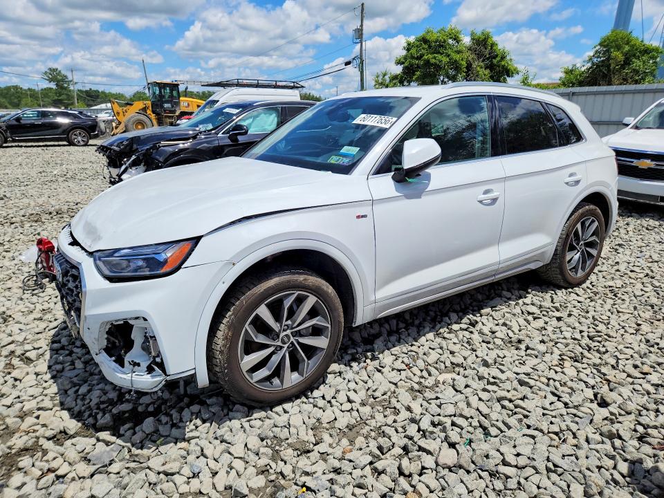 2023 Audi Q5 VIN WA1EAAFY1P2046421 COPART salvage auction — FRONT END, Wv - Certificate Of Title (P), sold $16,700 on 2026-07-28 (photo 1)