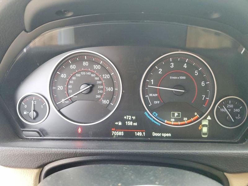 2016 BMW 3er VIN WBA8E3C59GK504555 COPART salvage auction — FRONT END, Ks - Cert Of Title-Salvage, sold $4,800 on 2026-08-13 (photo 9)