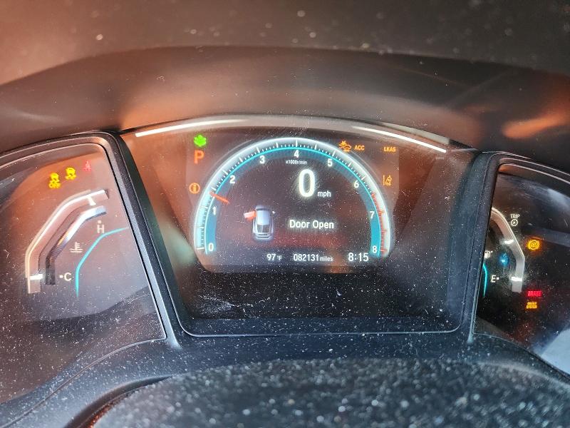2018 Honda Civic VIN SHHFK7H34JU230993 COPART salvage auction — UNDERCARRIAGE, Fl - Certificate Of Destruction, sold $1,200 on 2026-07-23 (photo 9)