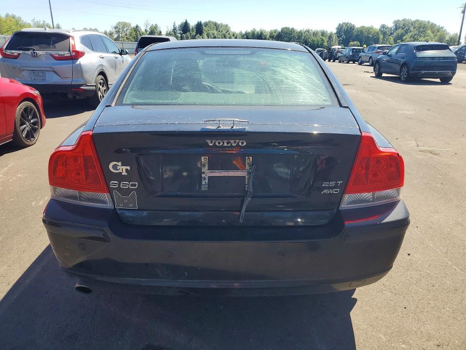 2006 Volvo S60 VIN YV1RH592062517680 COPART salvage auction — FRONT END, Or - Salvage Title Certificate, sold $100 on 2026-08-12 (photo 6)