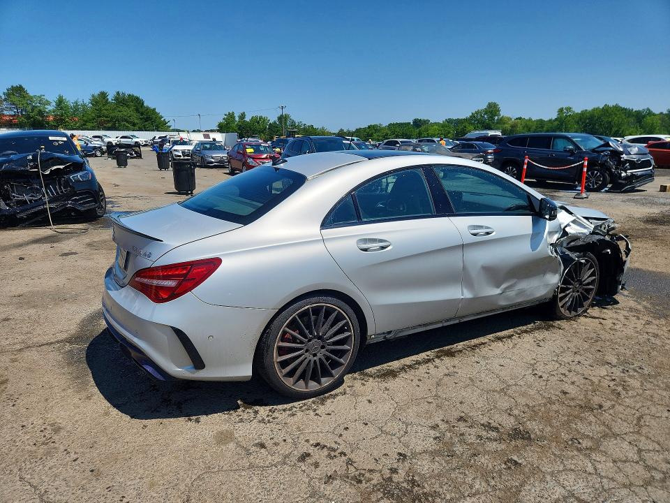 2017 Mercedes-benz Cla-klasse amg VIN WDDSJ5CB4HN430134 COPART salvage auction — FRONT END, Ct - Cert Of Title-Salvage, sold $6,200 on 2026-08-11 (photo 3)