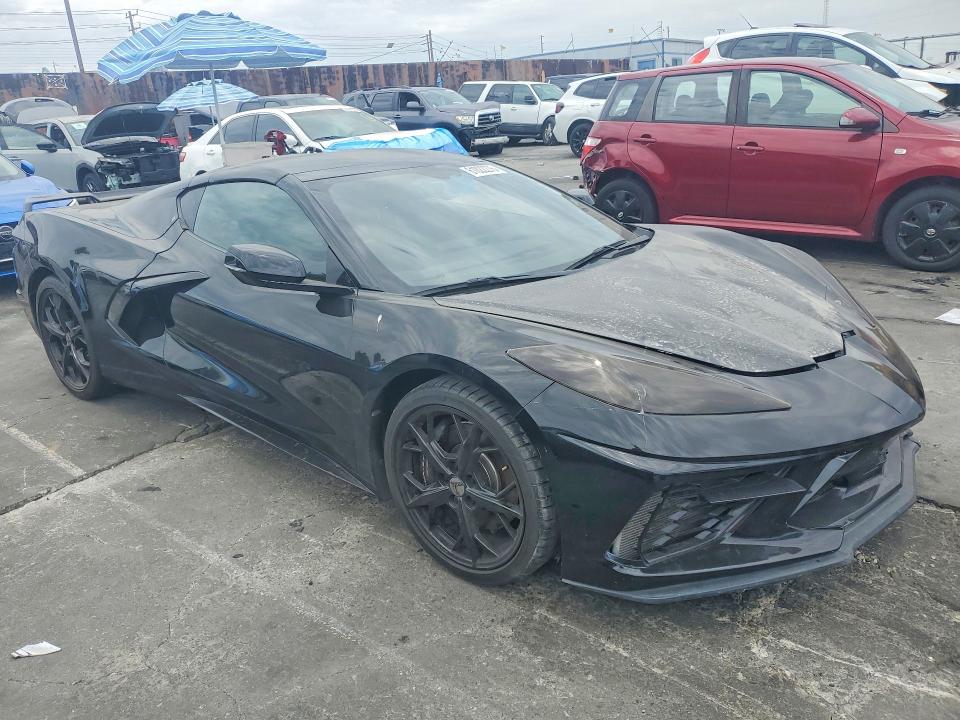 2021 Chevrolet Corvette VIN 1G1YB2D46M5106587 COPART salvage auction — SIDE, Ca - Salvage Certificate, sold $25,500 on 2026-09-25 (photo 4)