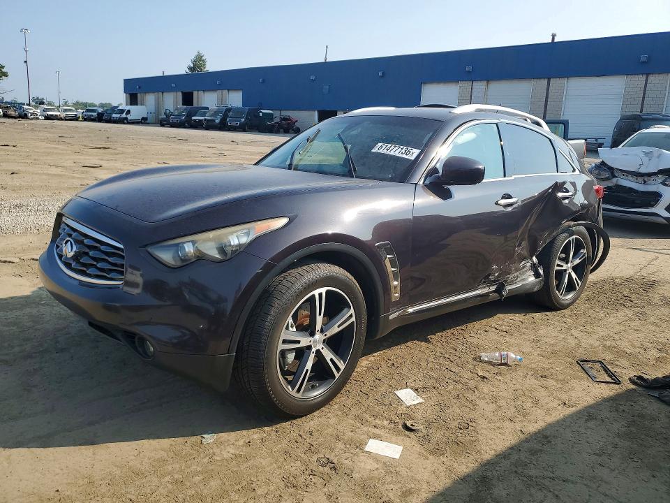 2011 Infiniti Fx50 VIN JN8BS1MW6BM170130 COPART salvage auction — REAR END, Mi - Certificate Of Title, sold $325 on 2026-07-28 (photo 1)