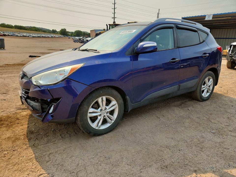 2013 Hyundai Tucson VIN KM8JUCAC0DU563577 COPART salvage auction — UNDERCARRIAGE, Co - Dis/Dlr/Exp Only Clean Title, sold $1,250 on 2026-07-20 (photo 1)