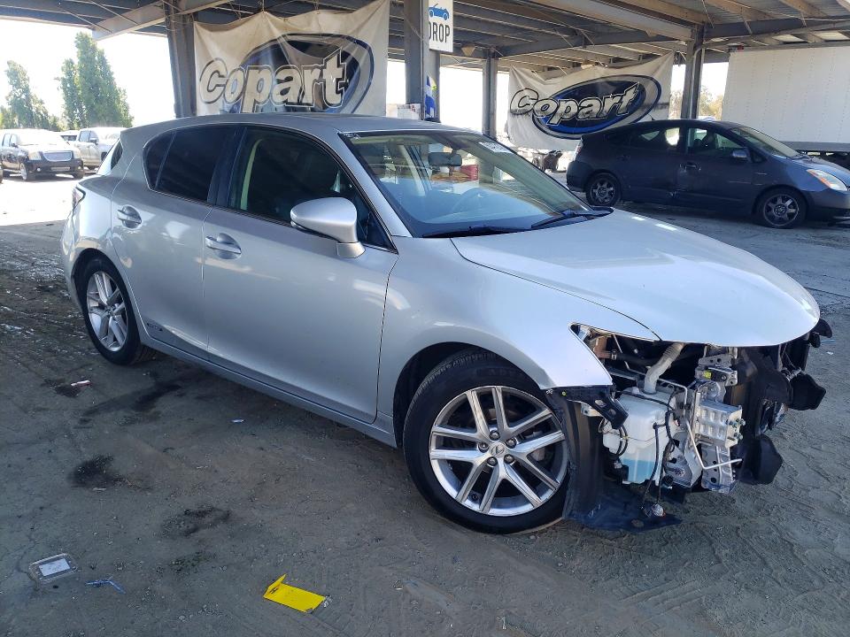 2015 Lexus Ct 200 VIN JTHKD5BH3F2213744 COPART salvage auction — FRONT END, Ca - Salvage Certificate, sold $1,650 on 2026-07-28 (photo 4)