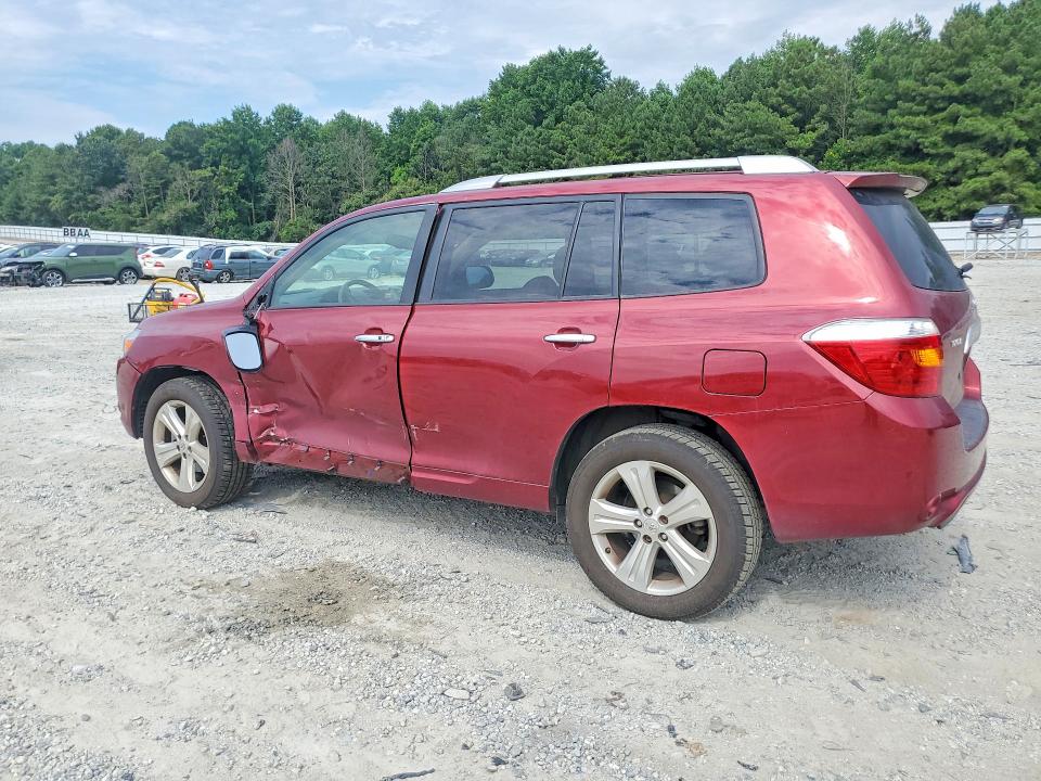 2008 Toyota Highlander VIN JTEDS42A582058691 COPART salvage auction — SIDE, Ga - Cert Of Title-Salvage, sold $275 on 2026-07-29 (photo 2)