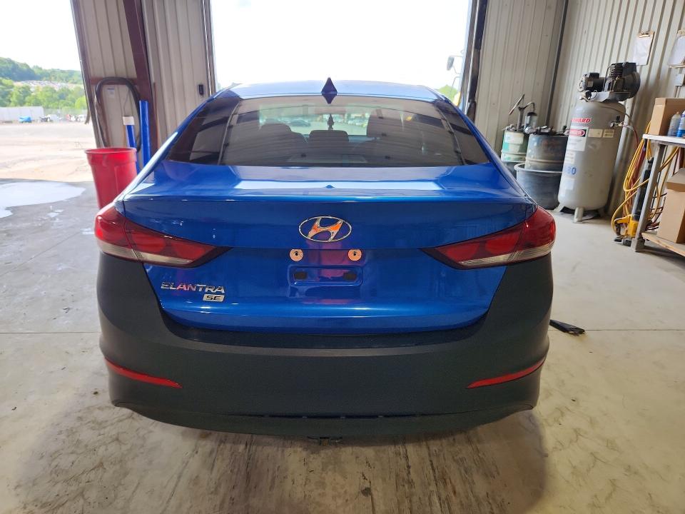 2017 Hyundai Elantra VIN KMHD74LF7HU384234 COPART salvage auction — REAR END, Md - Certificate Of Title, sold $425 on 2026-07-31 (photo 6)