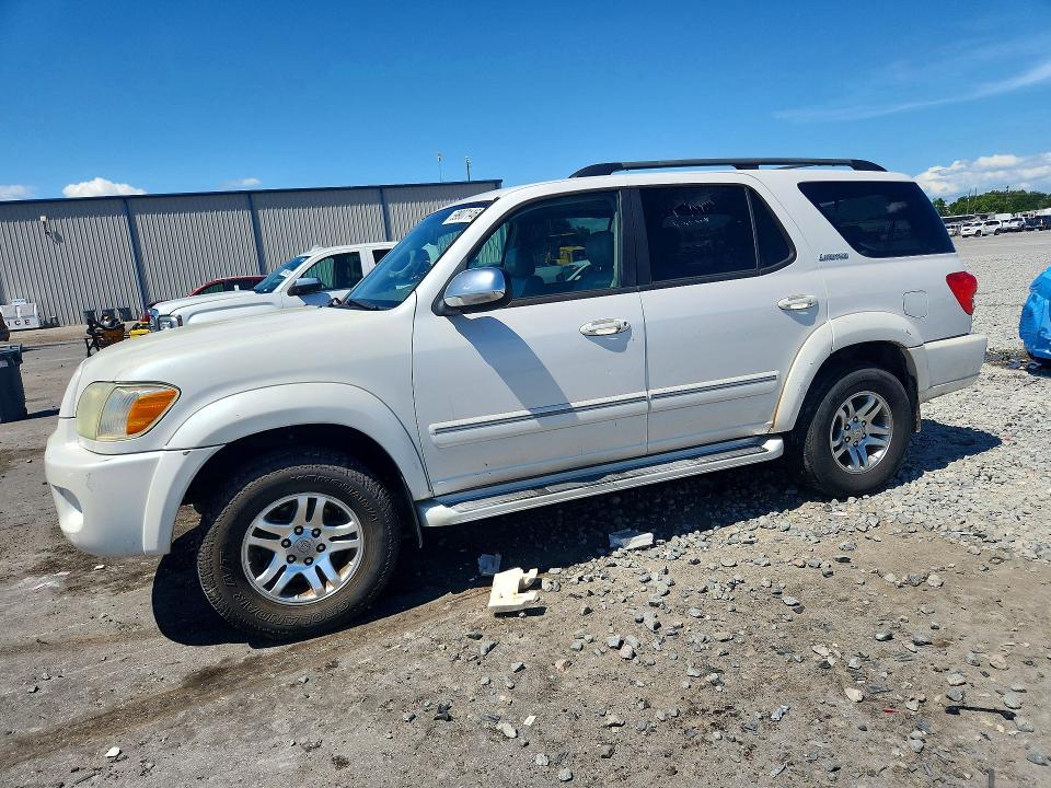 2007 Toyota Sequoia VIN 5TDZT38A47S295236 COPART salvage auction — REAR END, FL - CERTIFICATE OF TITLE (P), sold $1,600 on 2026-07-28 (photo 1)