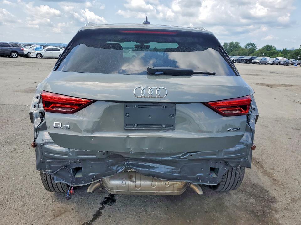2025 Audi Q3 VIN WA1DECF39S1033544 COPART salvage auction — REAR END, Pa - Certificate Of Salvage, sold $9,400 on 2026-07-28 (photo 6)