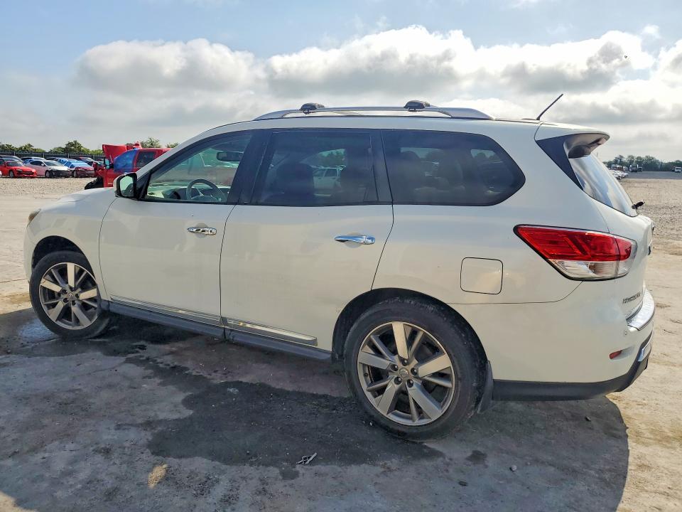 2014 Nissan Pathfinder VIN 5N1AR2MM5EC619424 COPART salvage auction — NORMAL WEAR, Mo - Certificate Of Title, sold $300 on 2026-07-29 (photo 2)