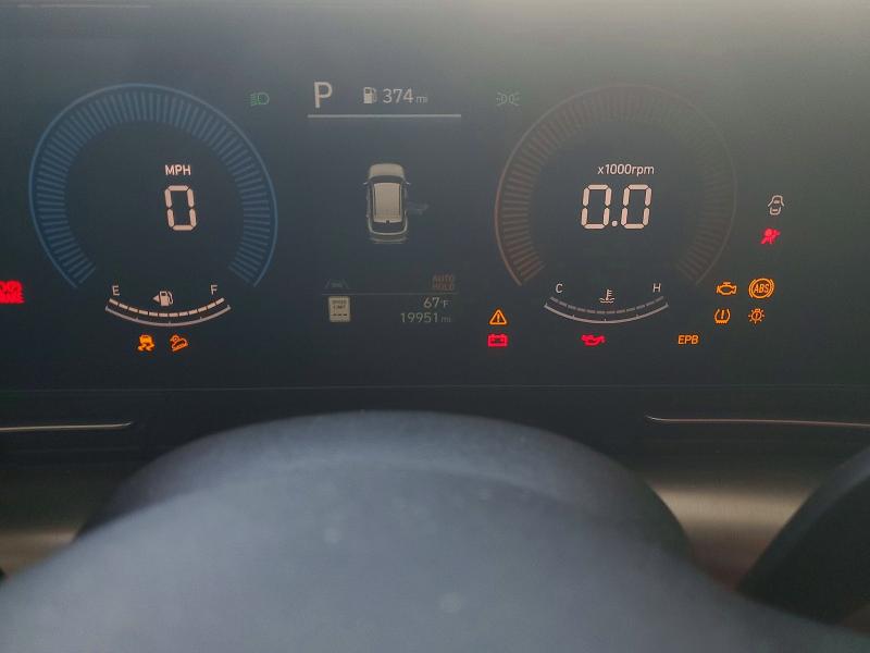 2025 Hyundai Kona VIN KM8HB3AB4SU310674 COPART salvage auction — FRONT END, CA - NON-REPAIRABLE VEHICLE CERT (P), sold $1,200 on 2026-07-20 (photo 9)