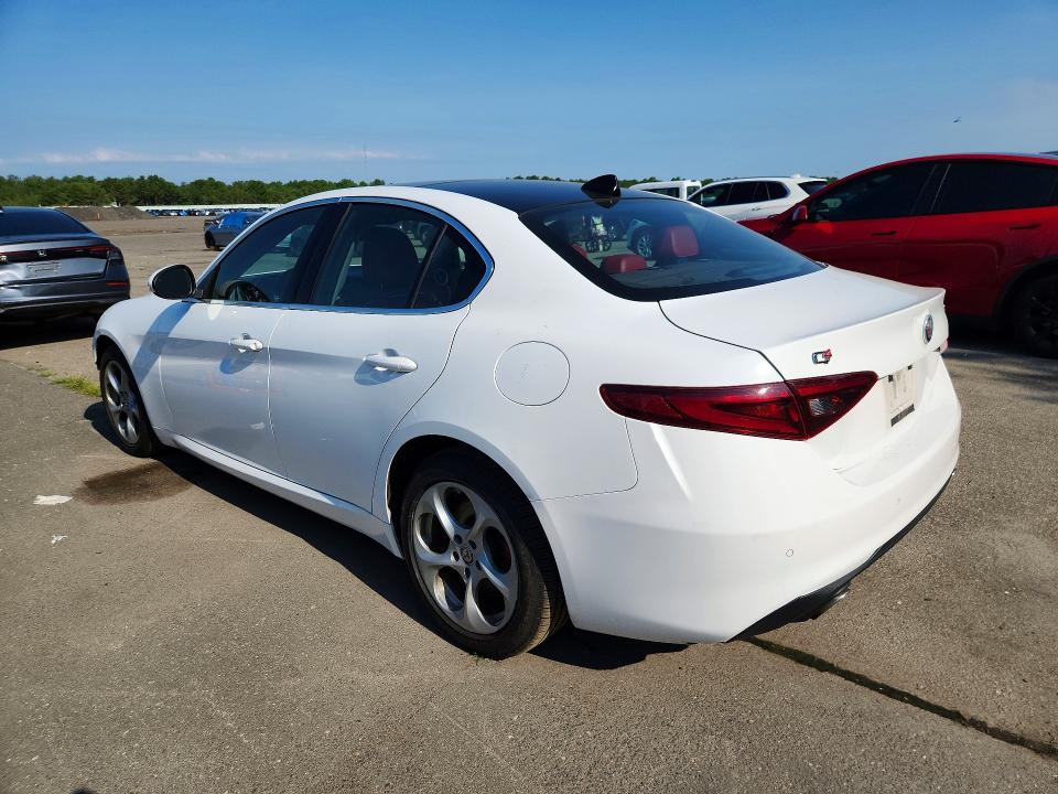 2018 Alfa romeo Giulia VIN ZARFAEDN5J7597705 COPART salvage auction — FRONT END, Ny - Mv-907A Salvage Certificate, sold $3,500 on 2026-08-03 (photo 2)