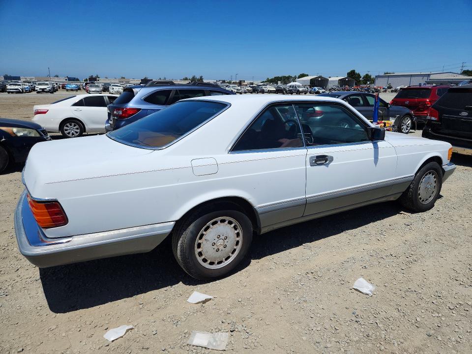 1986 Mercedes-benz 560 VIN WDBCA45D3GA248193 COPART salvage auction — MINOR DENT/SCRATCHES, CA - DIS/DLR/EXP ONLY CLEAN TITLE (P), sold $14,400 on 2026-07-17 (photo 3)