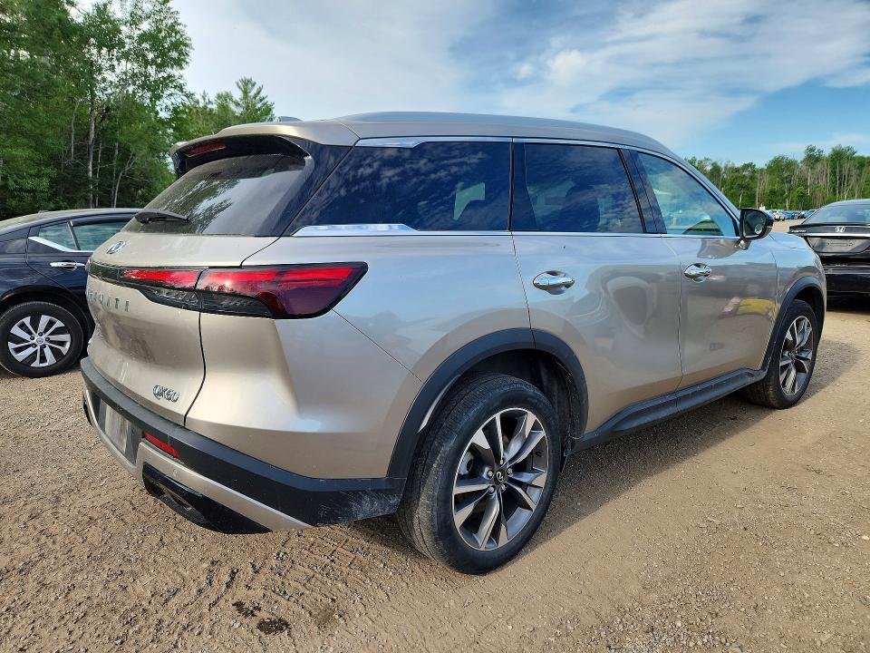2023 Infiniti Qx60 VIN 5N1DL1FS2PC362262 COPART salvage auction — SIDE, On - Permit No Brand - Unfit, sold $7,300 on 2026-07-30 (photo 3)